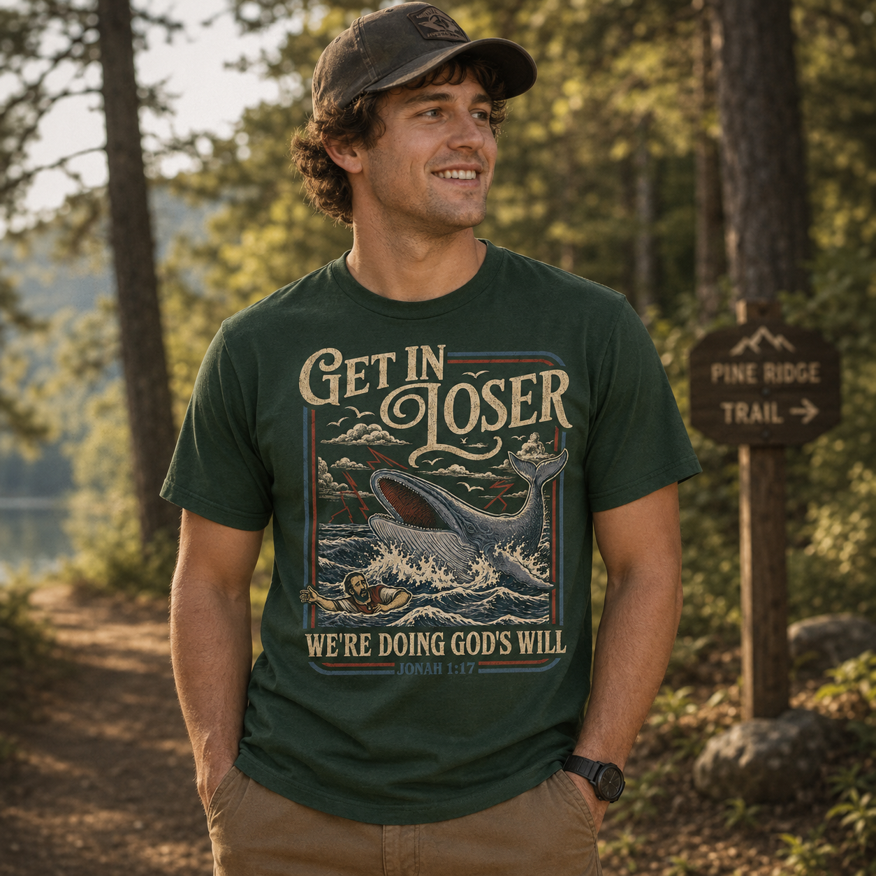 Jonah 1:17 Christian Whale Shirt, Women's T-shirt, Unisex Long Sleeve, Sweatshirt, Hoodie, Zip Hoodie
