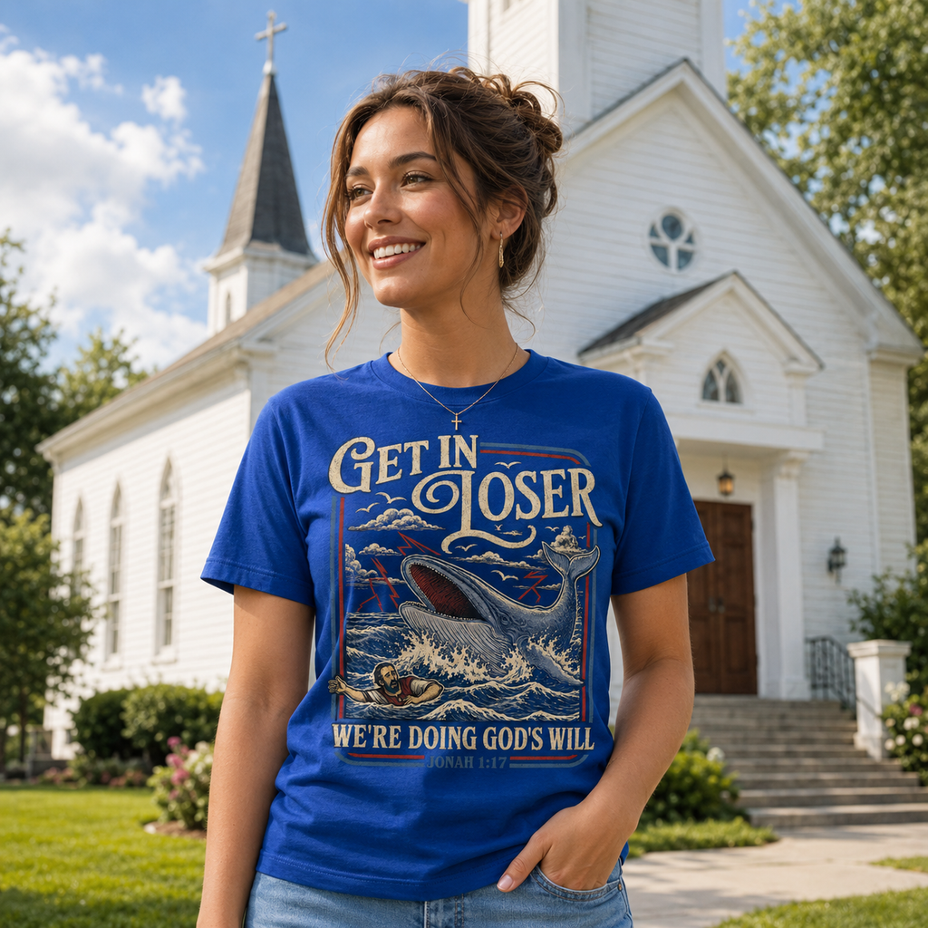 Jonah 1:17 Christian Whale Shirt, Women's T-shirt, Unisex Long Sleeve, Sweatshirt, Hoodie, Zip Hoodie
