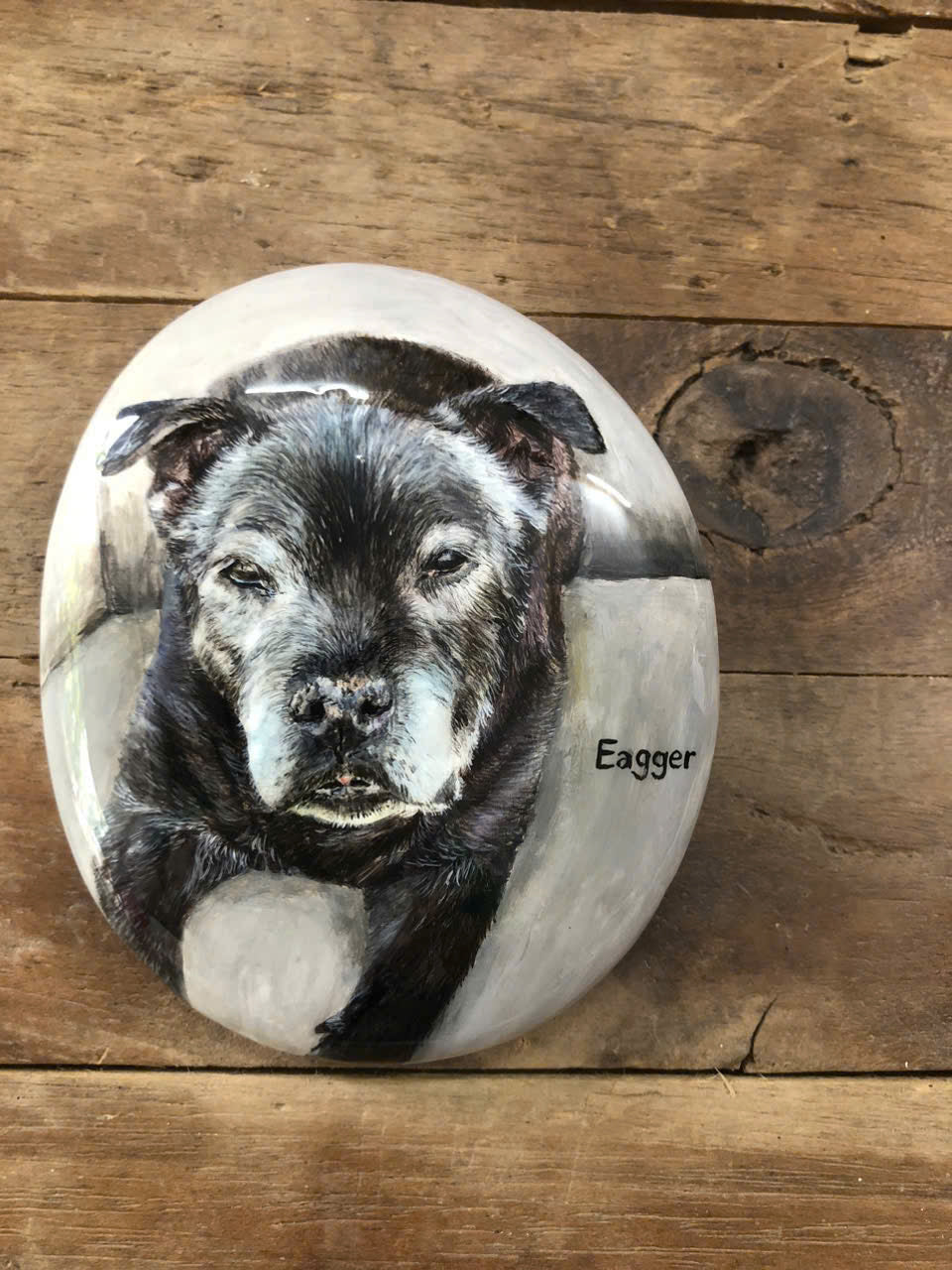 Custom Dog Photo stone