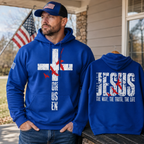 Jesus The Way The Truth The Life 2 Sided Unisex T-shirt, Women's T-shirt, Unisex Long Sleeve, Sweatshirt, Hoodie, Zip Hoodie