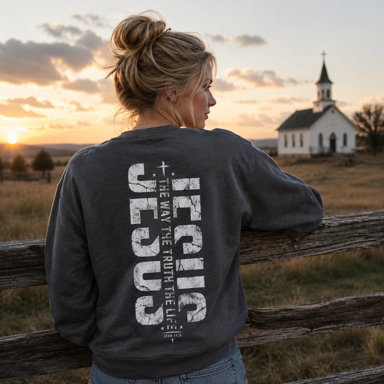 John 14:6 Unisex T-shirt, Women's T-shirt, Unisex Long Sleeve, Sweatshirt, Hoodie, Zip Hoodie
