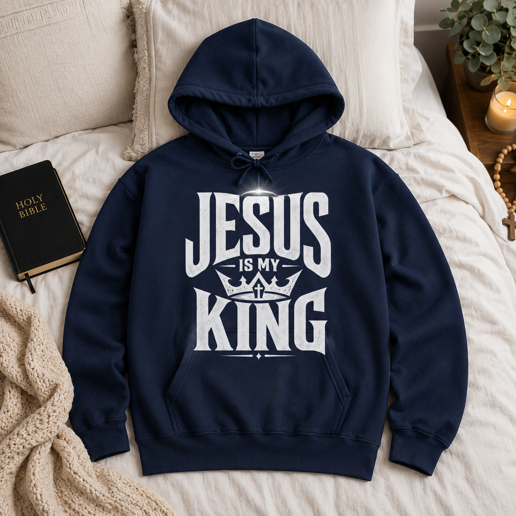 Jesus Is My King Unisex T-shirt, Women's T-shirt, Unisex Long Sleeve, Sweatshirt, Hoodie, Zip Hoodie