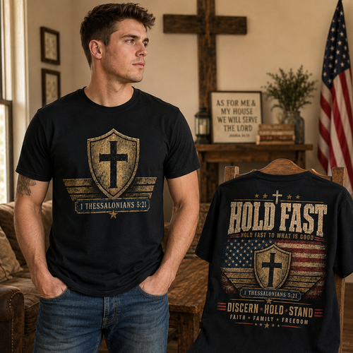 1 Thessalonians 5:21 2 Sided Unisex T-shirt, Women's T-shirt, Unisex Long Sleeve, Sweatshirt, Hoodie, Zip Hoodie