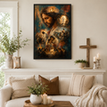 The Gospel Story Painterly Canvas Wall Art - Life of Christ Christian Decor