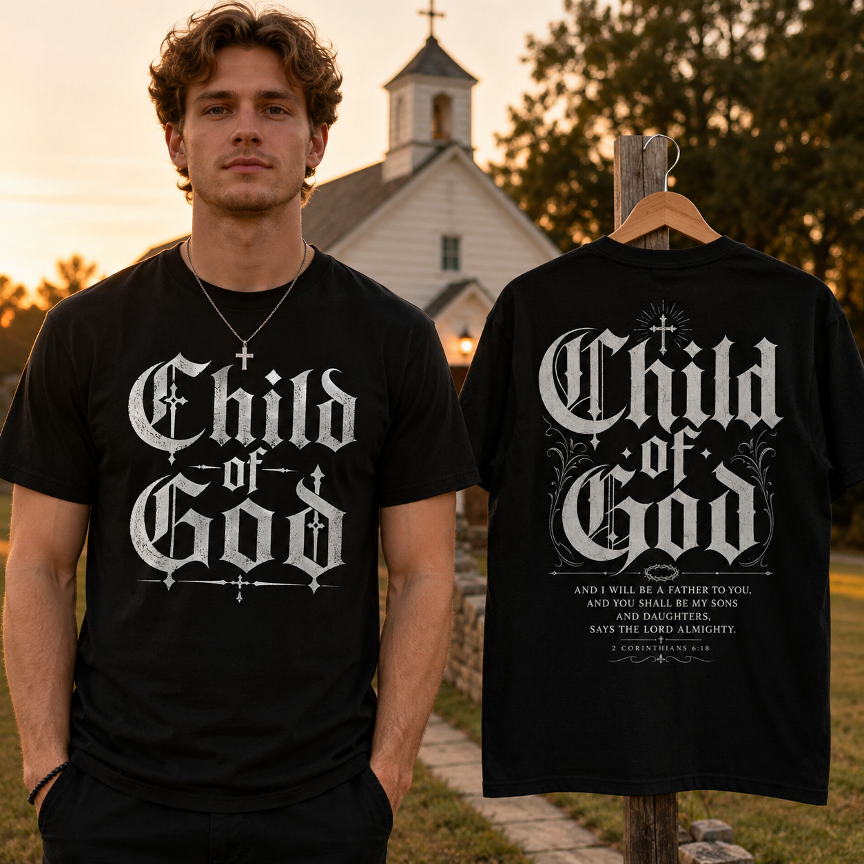 Child of God 2 sided Unisex T-shirt, Women's T-shirt, Unisex Long Sleeve, Sweatshirt, Hoodie, Zip Hoodie