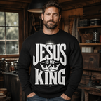 Jesus Is My King Unisex T-shirt, Women's T-shirt, Unisex Long Sleeve, Sweatshirt, Hoodie, Zip Hoodie