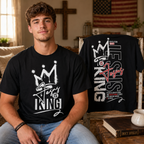 Jesus Is King 2 Sided Unisex T-shirt, Women's T-shirt, Unisex Long Sleeve, Sweatshirt, Hoodie, Zip Hoodie