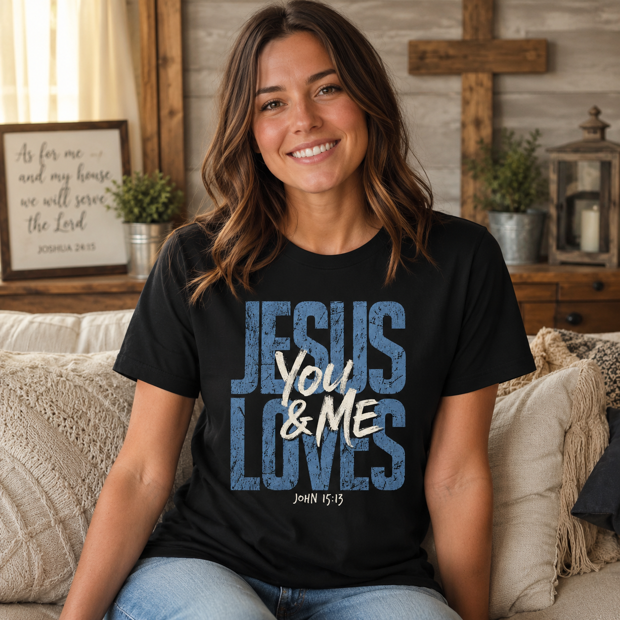 Jesus Loves You & Me Unisex T-shirt, Women's T-shirt, Unisex Long Sleeve, Sweatshirt, Hoodie, Zip Hoodie