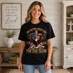 One Nation Under God for 250 Years Unisex T-shirt, Women's T-shirt, Unisex Long Sleeve, Sweatshirt, Hoodie, Zip Hoodie