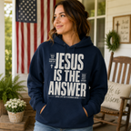 Jesus Is The Answer Unisex T-shirt, Women's T-shirt, Unisex Long Sleeve, Sweatshirt, Hoodie, Zip Hoodie