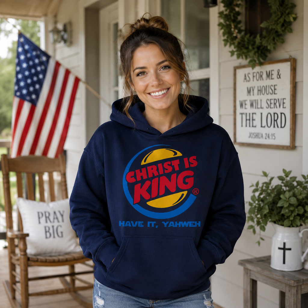 Christ Is King Unisex T-shirt, Women's T-shirt, Unisex Long Sleeve, Sweatshirt, Hoodie, Zip Hoodie