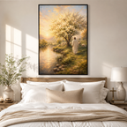 The Good Shepherd Beside Still Waters Canvas Wall Art - Christian Home Decor