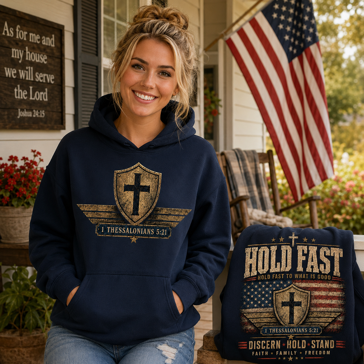 1 Thessalonians 5:21 2 Sided Unisex T-shirt, Women's T-shirt, Unisex Long Sleeve, Sweatshirt, Hoodie, Zip Hoodie