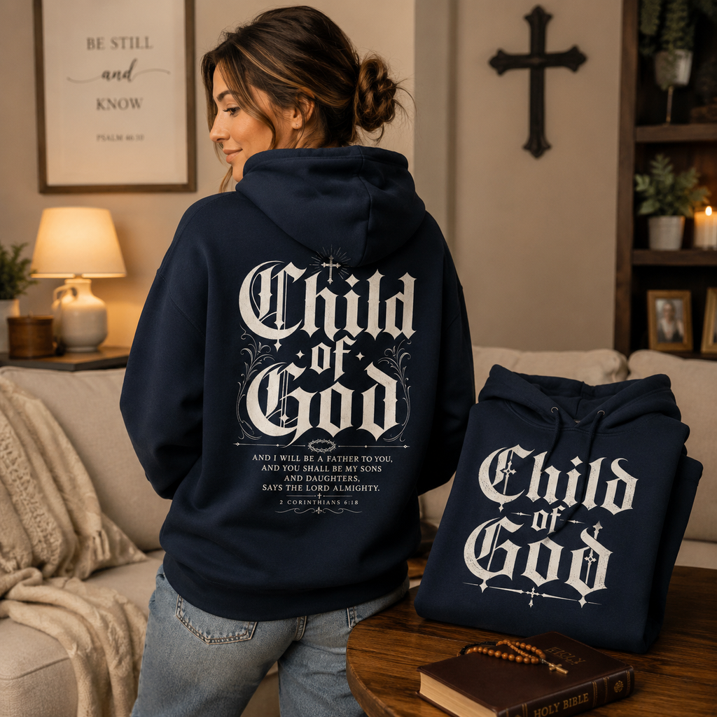 Child of God 2 sided Unisex T-shirt, Women's T-shirt, Unisex Long Sleeve, Sweatshirt, Hoodie, Zip Hoodie
