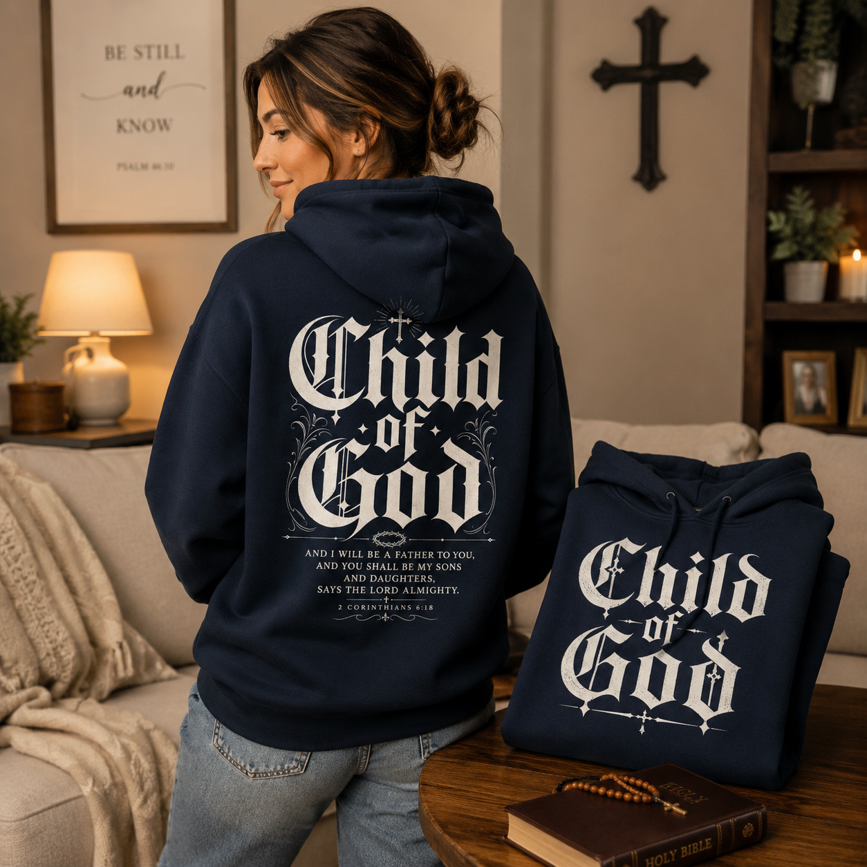 Child of God 2 sided Unisex T-shirt, Women's T-shirt, Unisex Long Sleeve, Sweatshirt, Hoodie, Zip Hoodie