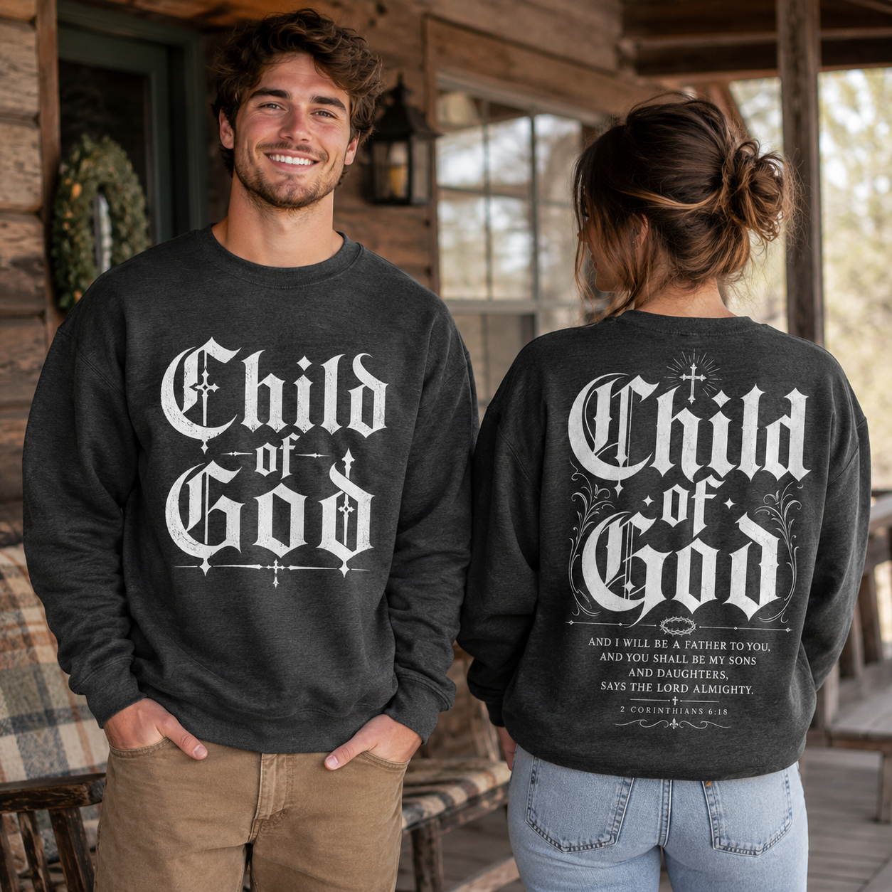 Child of God 2 sided Unisex T-shirt, Women's T-shirt, Unisex Long Sleeve, Sweatshirt, Hoodie, Zip Hoodie