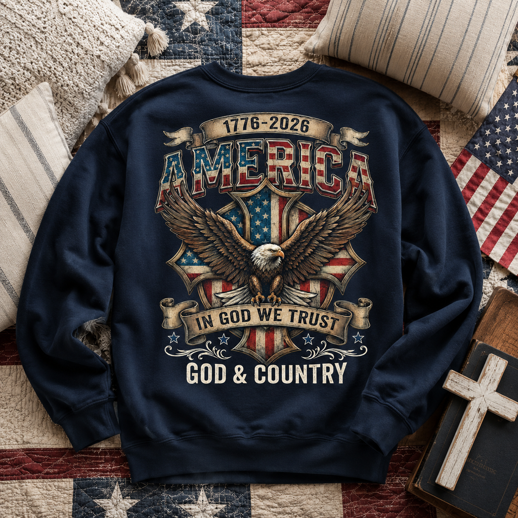 250 Years of Freedom Shirt, Patriotic Apparel, Christian 4th of July Tee, 1776-2026 250th Anniversary USA, God and Country tee