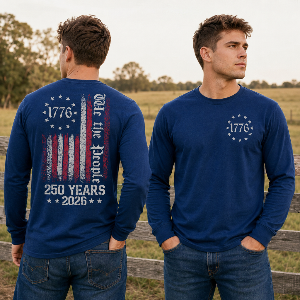 We The People Shirt, 250th Anniversary USA, 1776 To 2026 Tee, Patriotic Mens Top, Veteran Gift