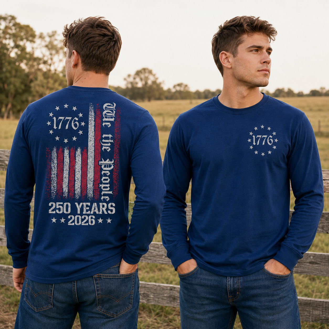 We The People Shirt, 250th Anniversary USA, 1776 To 2026 Tee, Patriotic Mens Top, Veteran Gift