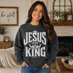 Jesus Is My King Unisex T-shirt, Women's T-shirt, Unisex Long Sleeve, Sweatshirt, Hoodie, Zip Hoodie