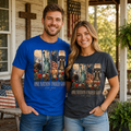 One Nation Under God for 250 Years Unisex T-shirt, Women's T-shirt, Unisex Long Sleeve, Sweatshirt, Hoodie, Zip Hoodie (Copy)