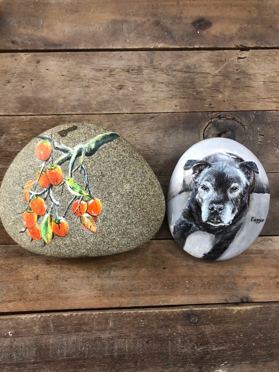 Custom Dog Photo stone
