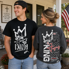 Jesus Is King 2 Sided Unisex T-shirt, Women's T-shirt, Unisex Long Sleeve, Sweatshirt, Hoodie, Zip Hoodie