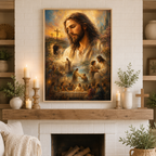 The Life of Christ Montage Canvas Wall Art - Christian Home Decor
