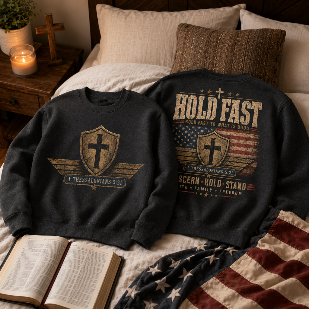 1 Thessalonians 5:21 2 Sided Unisex T-shirt, Women's T-shirt, Unisex Long Sleeve, Sweatshirt, Hoodie, Zip Hoodie