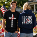 Jesus The Way The Truth The Life 2 Sided Unisex T-shirt, Women's T-shirt, Unisex Long Sleeve, Sweatshirt, Hoodie, Zip Hoodie