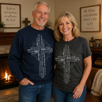 Faith Over Fear Cross Unisex T-shirt, Women's T-shirt, Unisex Long Sleeve, Sweatshirt, Hoodie, Zip Hoodie