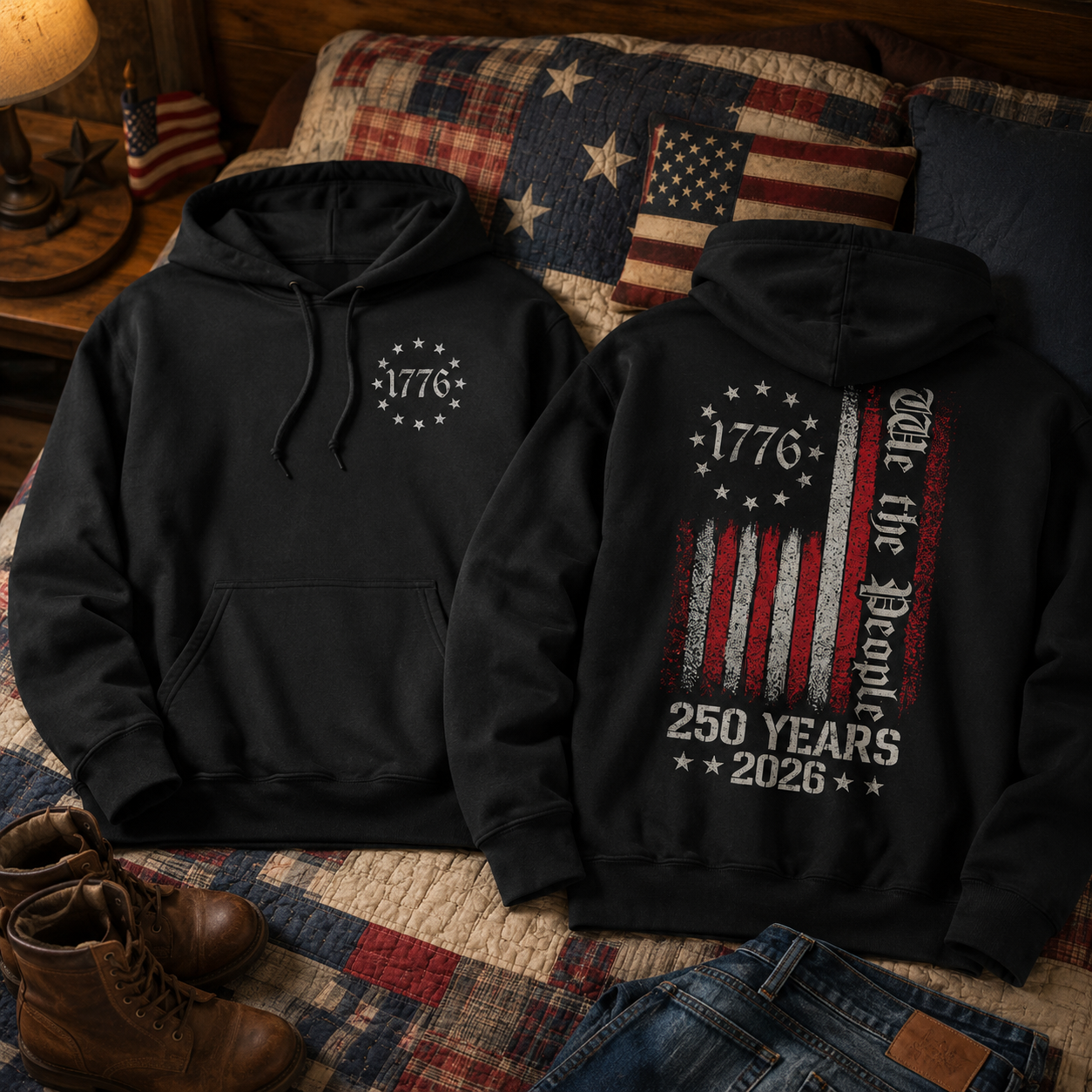 We The People Shirt, 250th Anniversary USA, 1776 To 2026 Tee, Patriotic Mens Top, Veteran Gift