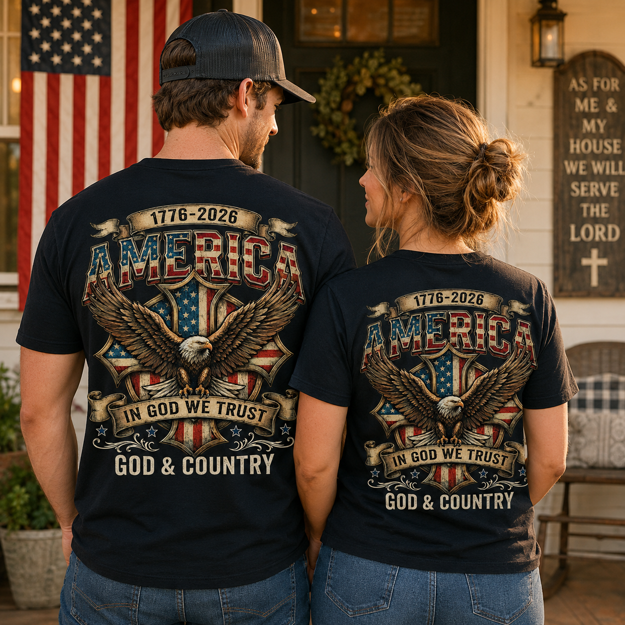 250 Years of Freedom Shirt, Patriotic Apparel, Christian 4th of July Tee, 1776-2026 250th Anniversary USA, God and Country tee