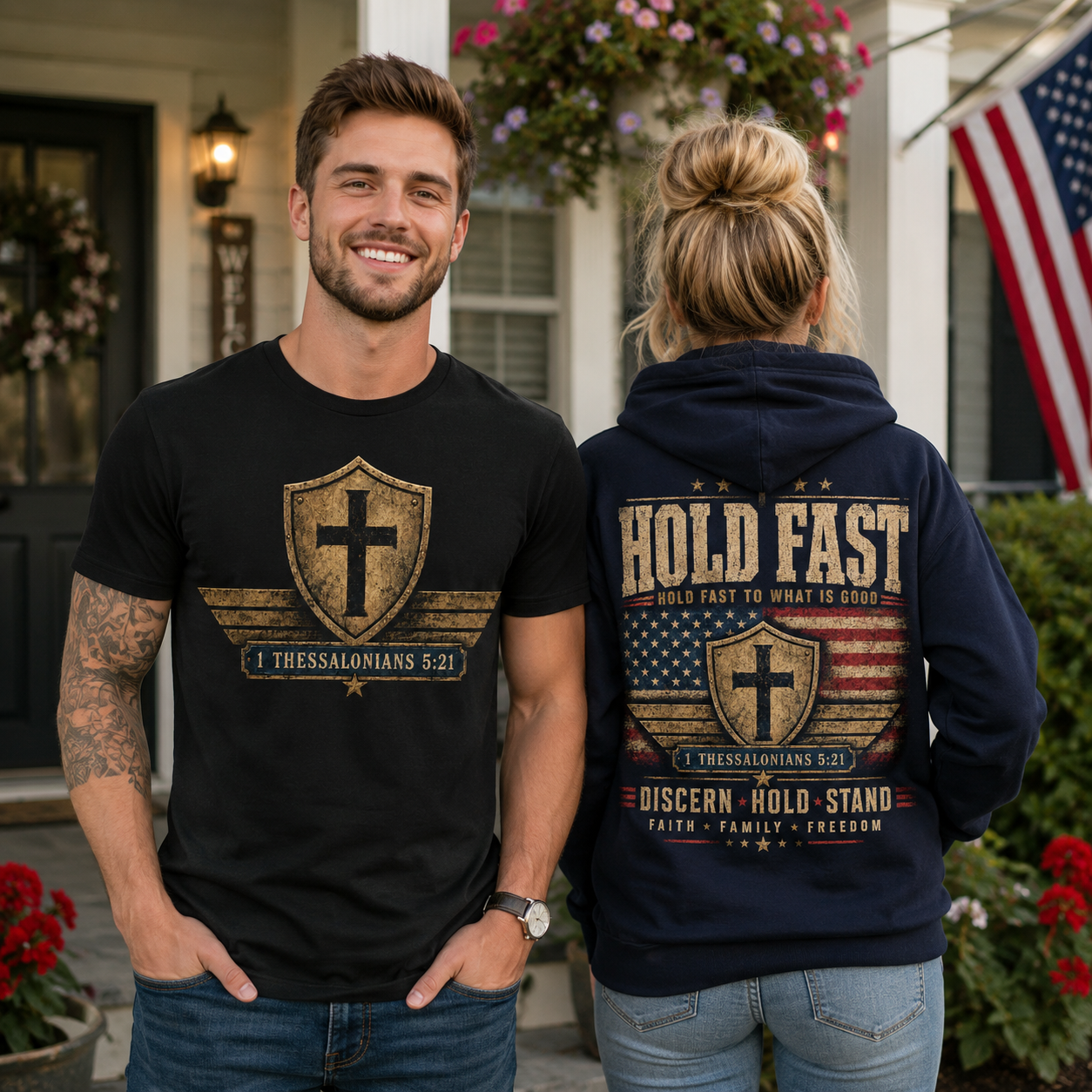 1 Thessalonians 5:21 2 Sided Unisex T-shirt, Women's T-shirt, Unisex Long Sleeve, Sweatshirt, Hoodie, Zip Hoodie