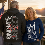 Jesus Is King 2 Sided Unisex T-shirt, Women's T-shirt, Unisex Long Sleeve, Sweatshirt, Hoodie, Zip Hoodie