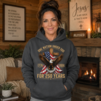 One Nation Under God for 250 Years Unisex T-shirt, Women's T-shirt, Unisex Long Sleeve, Sweatshirt, Hoodie, Zip Hoodie