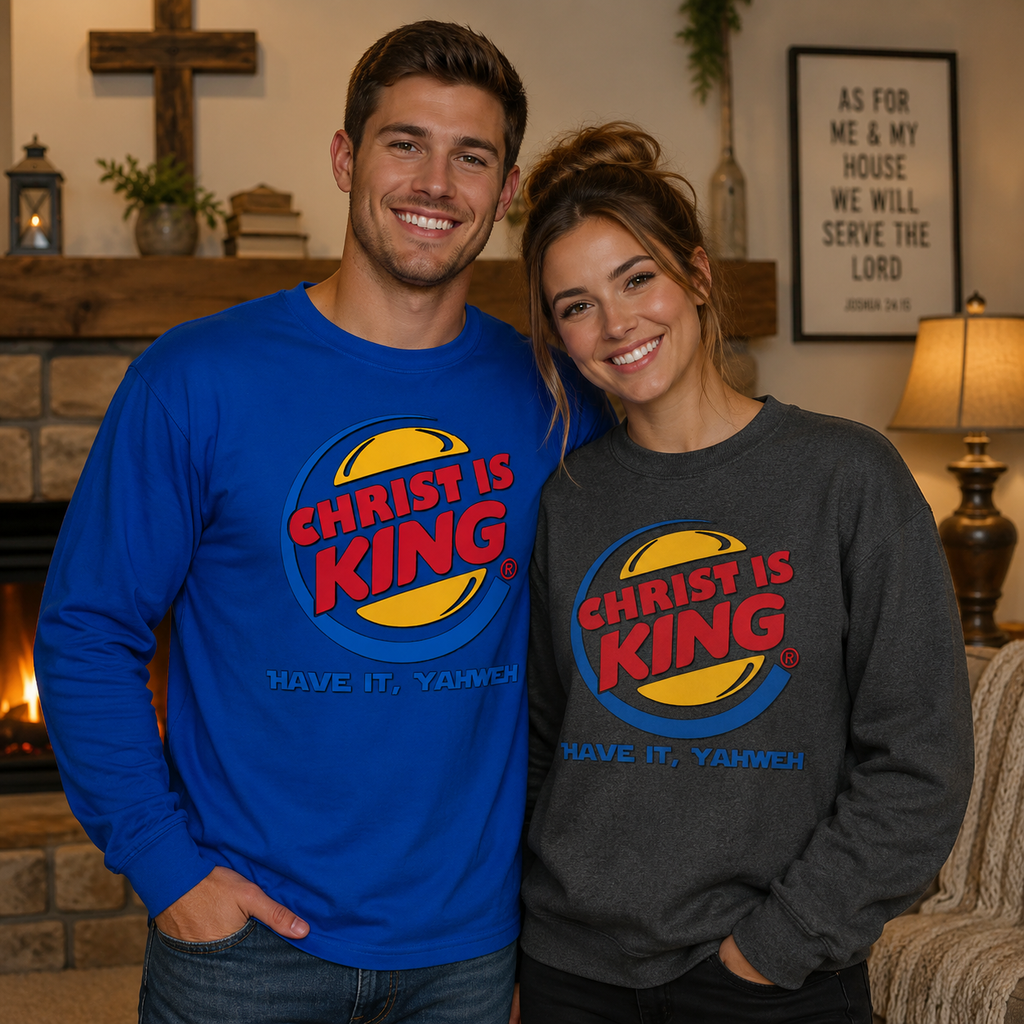 Christ Is King Unisex T-shirt, Women's T-shirt, Unisex Long Sleeve, Sweatshirt, Hoodie, Zip Hoodie