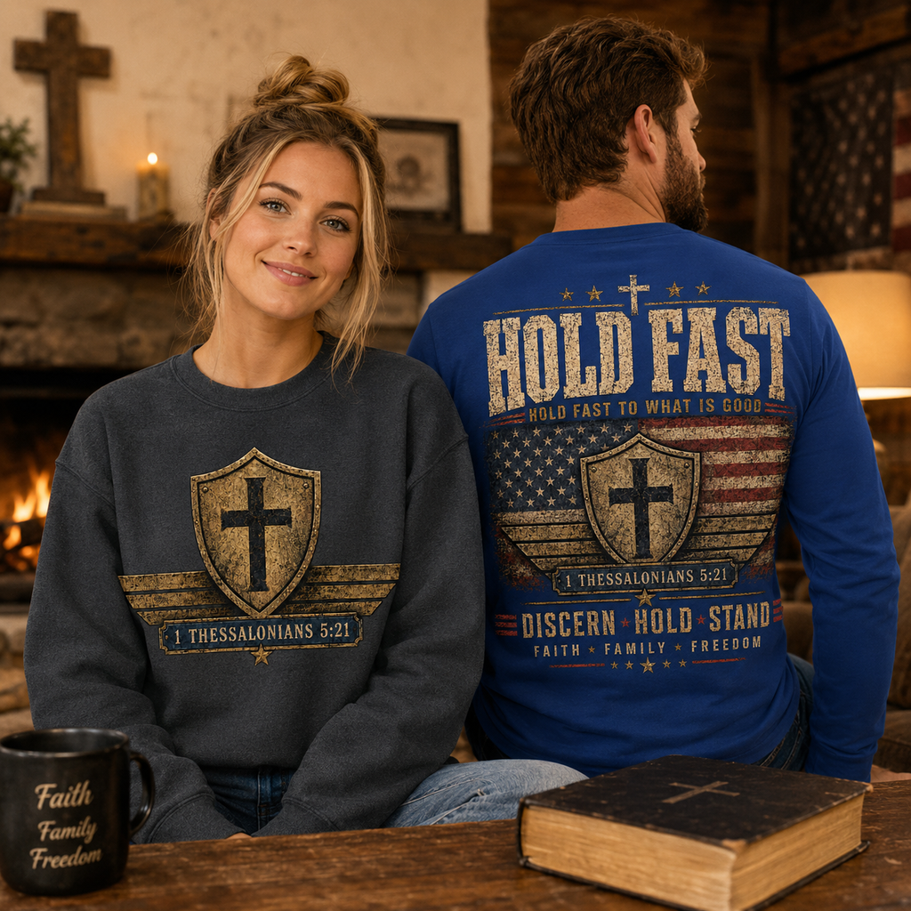 1 Thessalonians 5:21 2 Sided Unisex T-shirt, Women's T-shirt, Unisex Long Sleeve, Sweatshirt, Hoodie, Zip Hoodie
