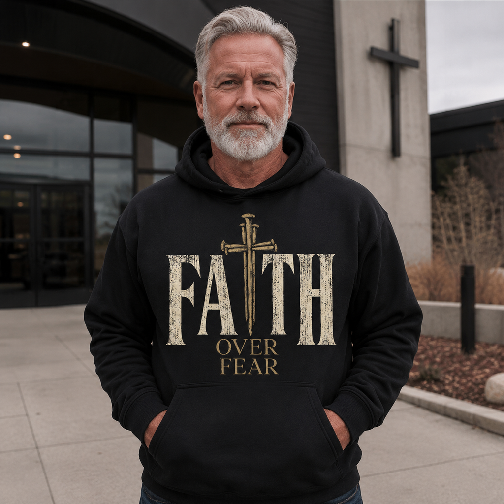 Faith Over Fear Unisex T-shirt, Women's T-shirt, Unisex Long Sleeve, Sweatshirt, Hoodie, Zip Hoodie