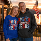 America needs Jesus Unisex T-shirt, Women's T-shirt, Unisex Long Sleeve, Sweatshirt, Hoodie, Zip Hoodie