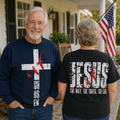 Jesus The Way The Truth The Life 2 Sided Unisex T-shirt, Women's T-shirt, Unisex Long Sleeve, Sweatshirt, Hoodie, Zip Hoodie
