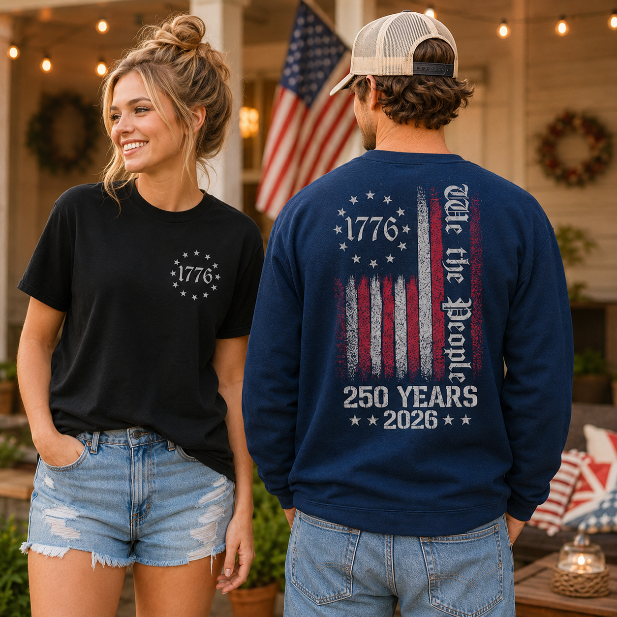 We The People Shirt, 250th Anniversary USA, 1776 To 2026 Tee, Patriotic Mens Top, Veteran Gift