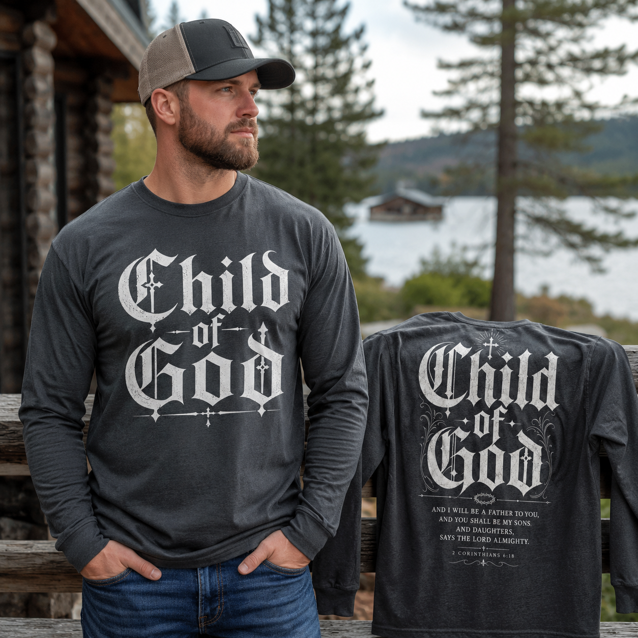 Child of God 2 sided Unisex T-shirt, Women's T-shirt, Unisex Long Sleeve, Sweatshirt, Hoodie, Zip Hoodie