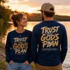 Trust God's Plan 2 sided Unisex T-shirt, Women's T-shirt, Unisex Long Sleeve, Sweatshirt, Hoodie, Zip Hoodie