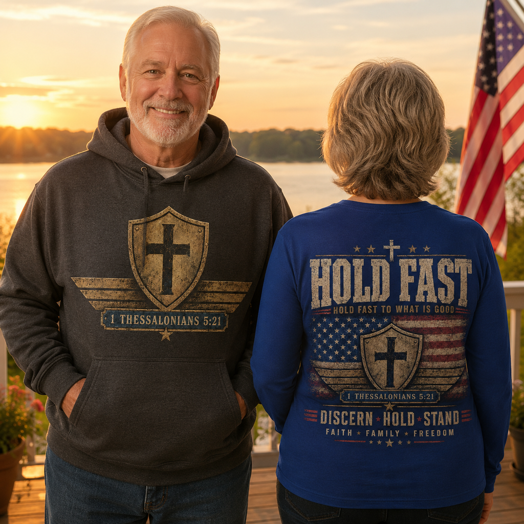 1 Thessalonians 5:21 2 Sided Unisex T-shirt, Women's T-shirt, Unisex Long Sleeve, Sweatshirt, Hoodie, Zip Hoodie