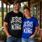Jesus Is My King Unisex T-shirt, Women's T-shirt, Unisex Long Sleeve, Sweatshirt, Hoodie, Zip Hoodie