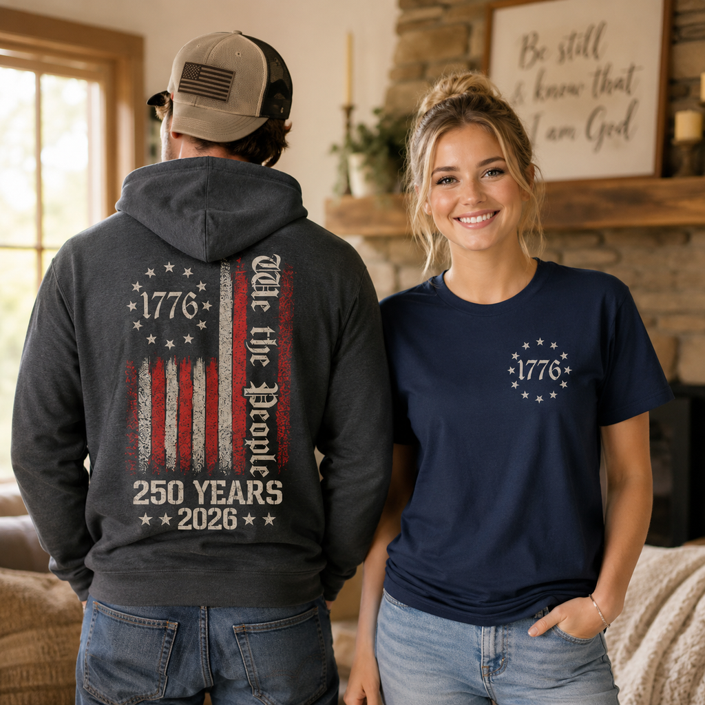 We The People Shirt, 250th Anniversary USA, 1776 To 2026 Tee, Patriotic Mens Top, Veteran Gift