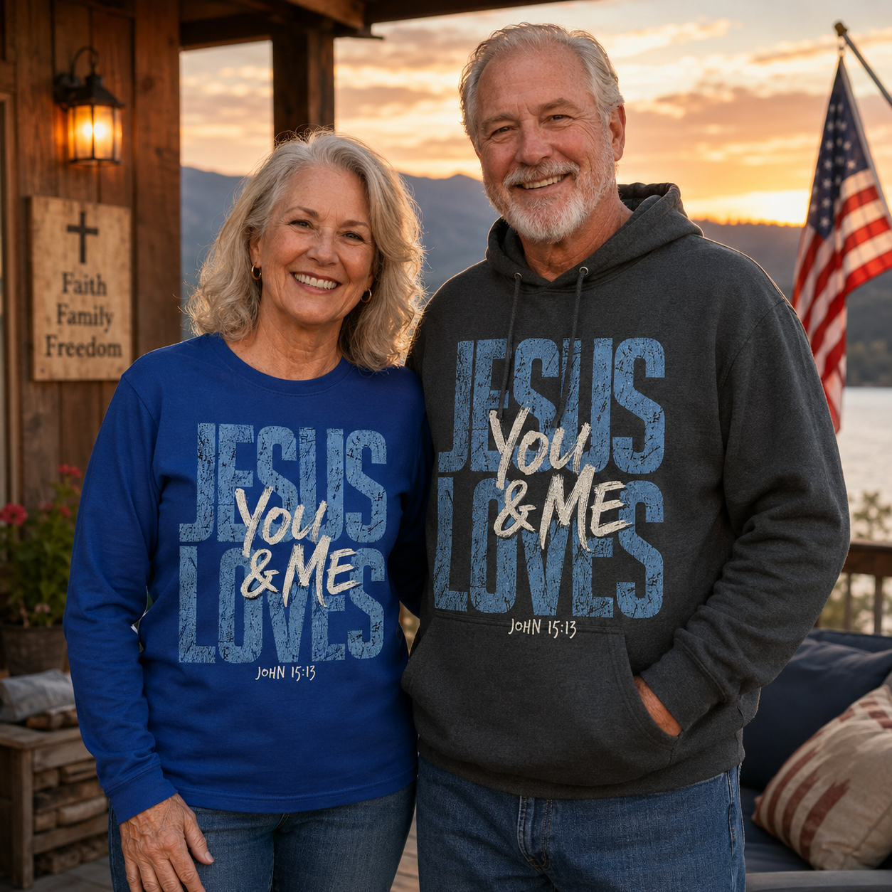 Jesus Loves You & Me Unisex T-shirt, Women's T-shirt, Unisex Long Sleeve, Sweatshirt, Hoodie, Zip Hoodie