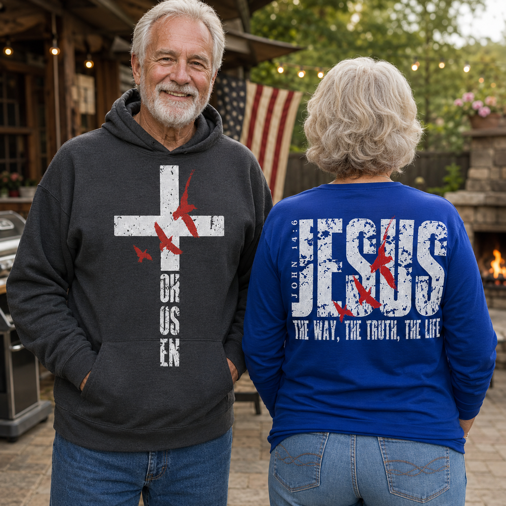 Jesus The Way The Truth The Life 2 Sided Unisex T-shirt, Women's T-shirt, Unisex Long Sleeve, Sweatshirt, Hoodie, Zip Hoodie