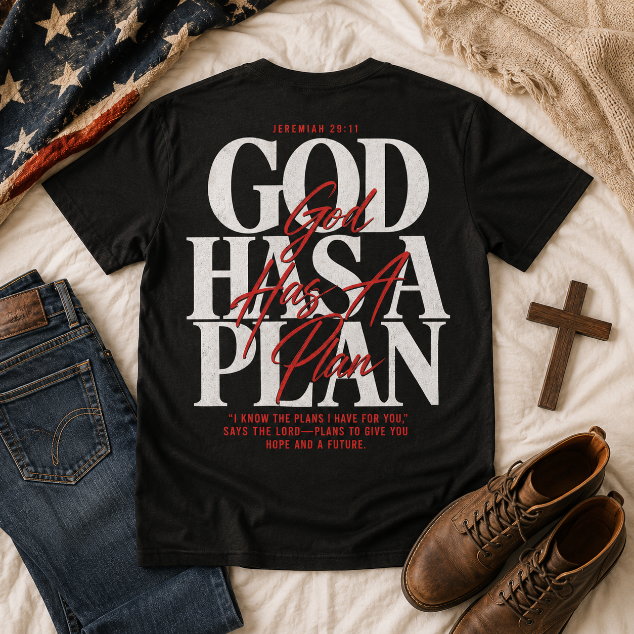 Jeremiah 29:11 God Has A Plan Unisex T-shirt, Women's T-shirt, Unisex Long Sleeve, Sweatshirt, Hoodie, Zip Hoodie